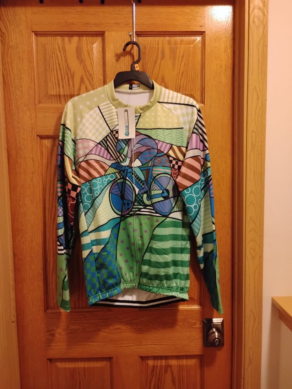 Women's Long Sleeve Cycling Jersey by Coolmax NWT Size L